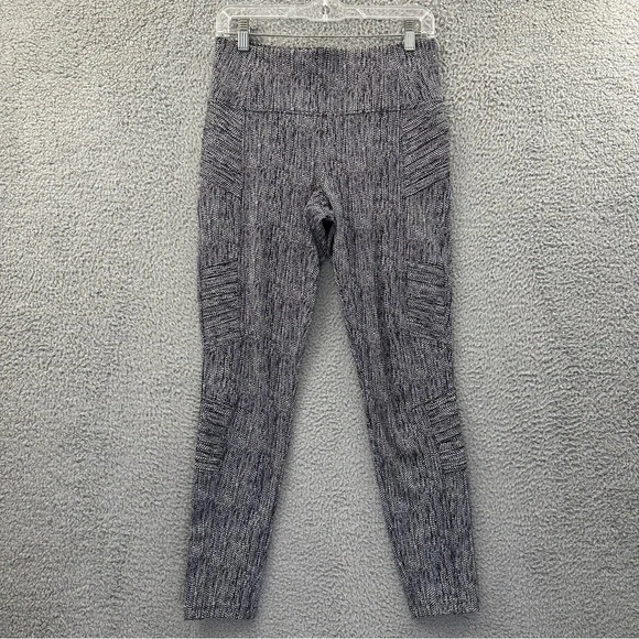 Athleta Delancey Textured Moto Tight Legging Herringbone Athletic Travel M x 28‎ - Picture 1 of 8